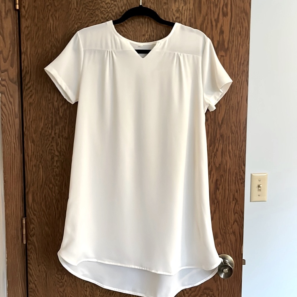 White Beachy Bridal Shower summer dress